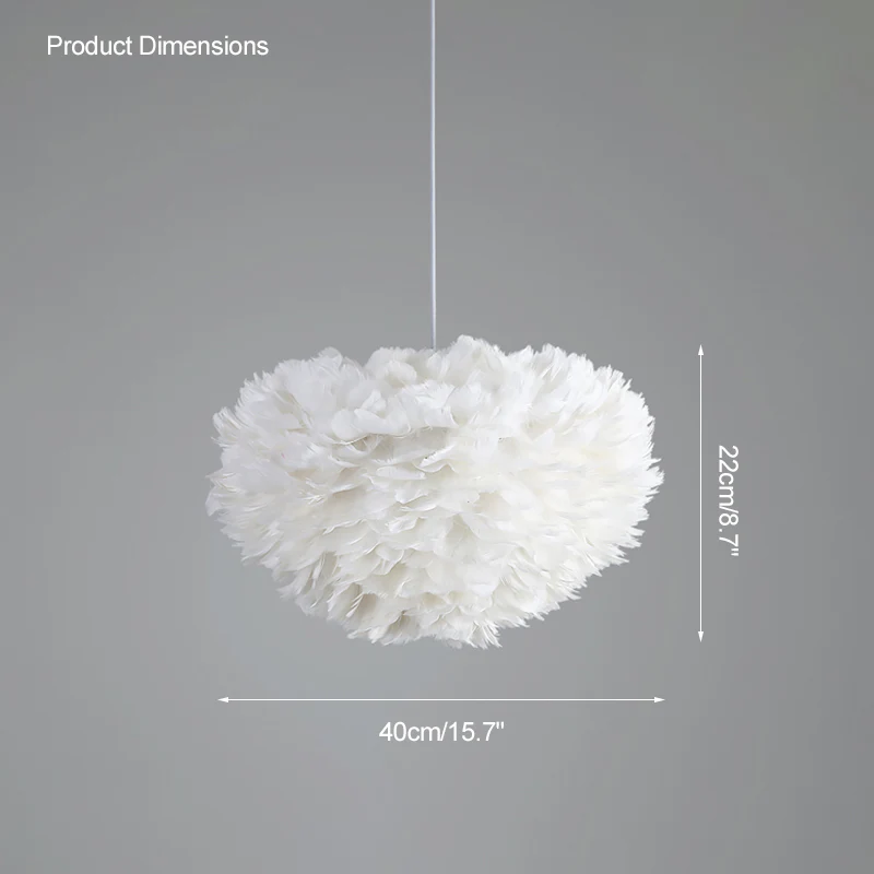 WOMO Feather Cloud Pendant Light-WM2217 - Image 76