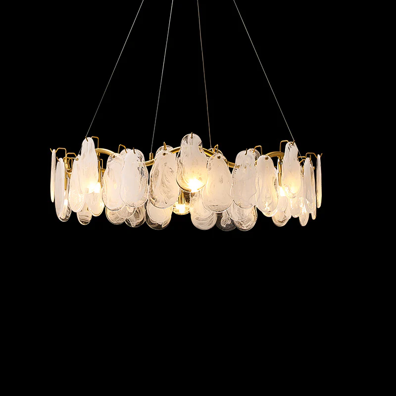 WOMO Cloud Glass Round Chandelier-WM2353 - Image 7
