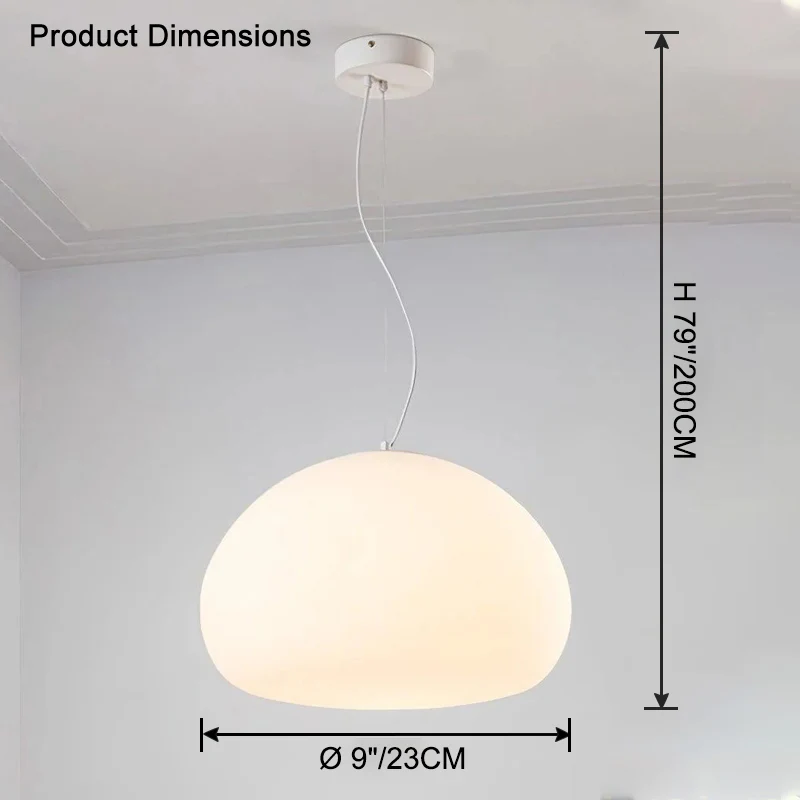 WOMO Cloud Glass Pendant Light-WM2503 - Image 18
