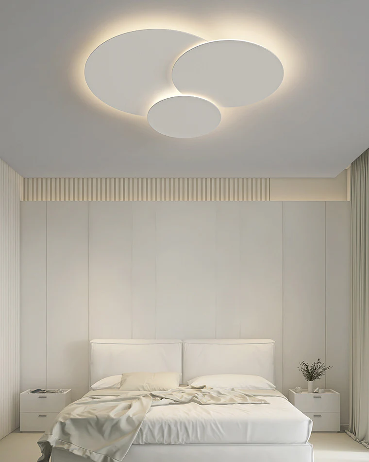 WOMO Round Flat Flush Mount Ceiling Light-WM1085 - Image 10