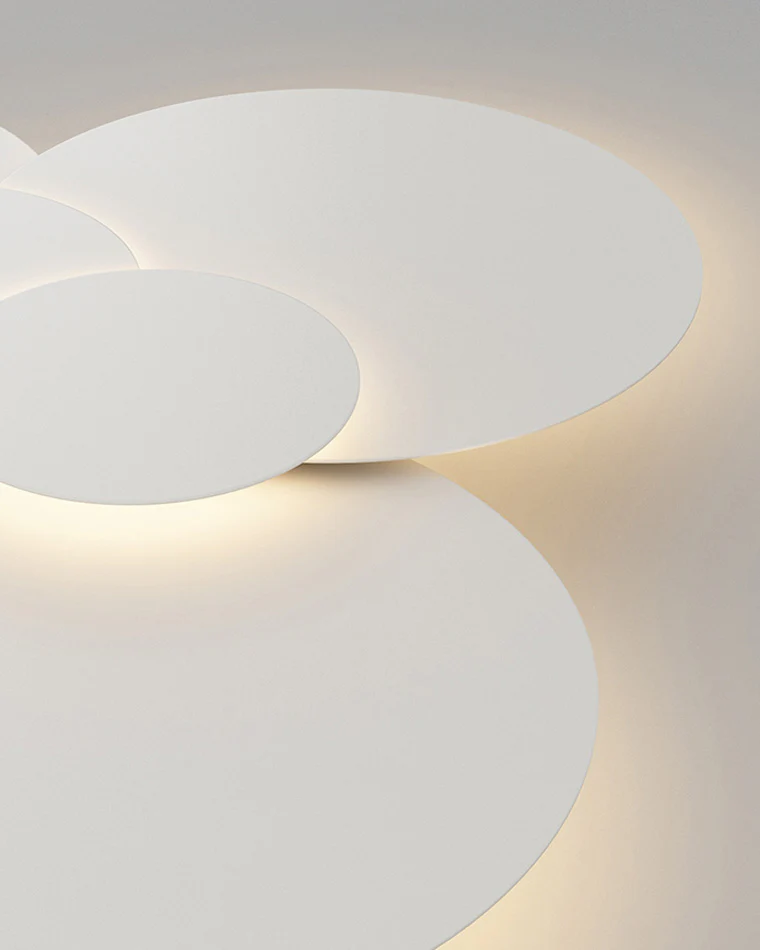 WOMO Round Flat Flush Mount Ceiling Light-WM1085 - Image 12