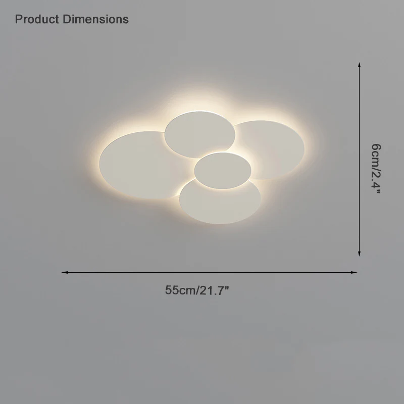 WOMO Round Flat Flush Mount Ceiling Light-WM1085 - Image 18