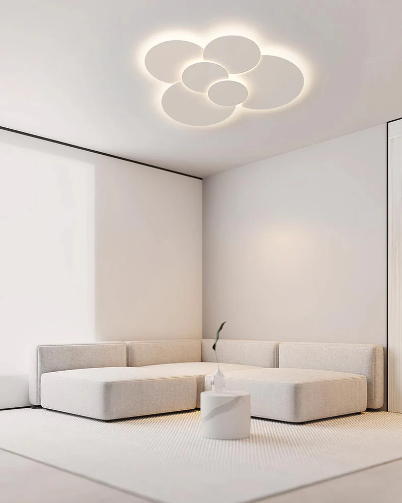 WOMO Round Flat Flush Mount Ceiling Light-WM1085 - Image 3