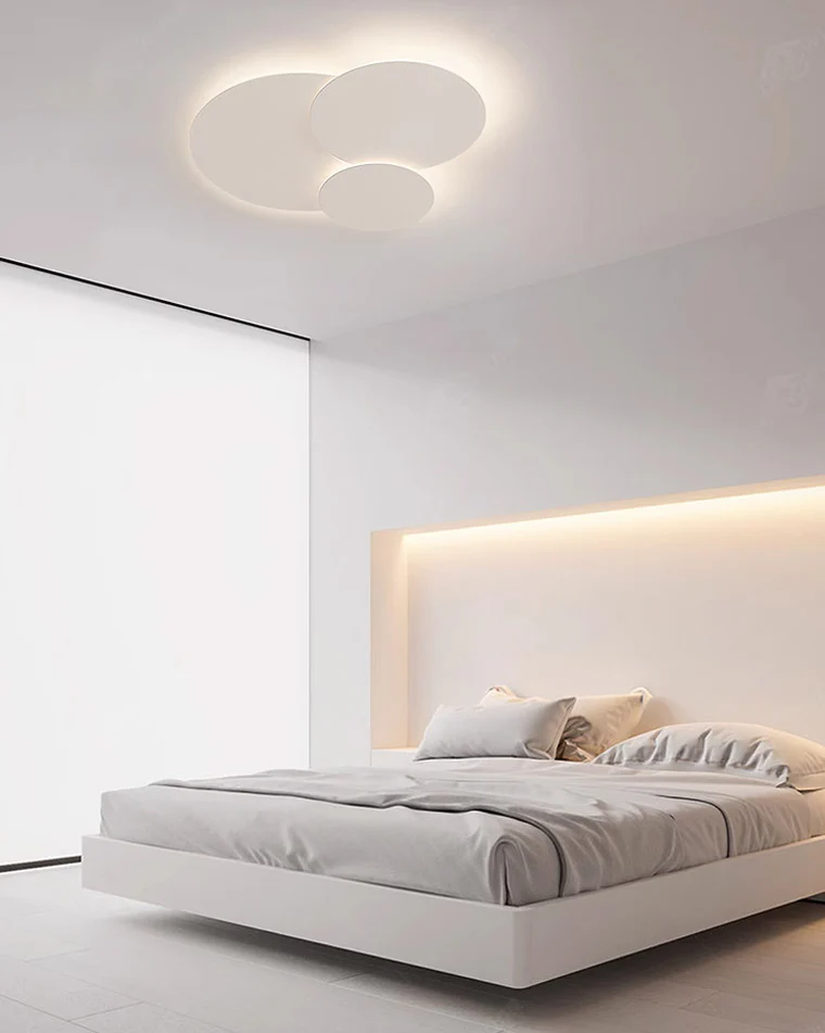WOMO Round Flat Flush Mount Ceiling Light-WM1085 - Image 5