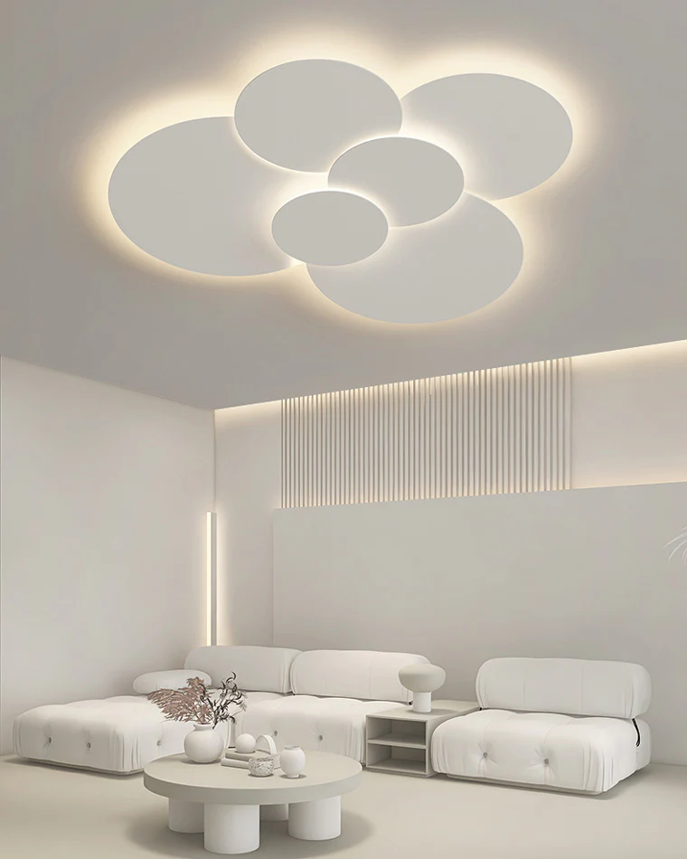 WOMO Round Flat Flush Mount Ceiling Light-WM1085 - Image 7