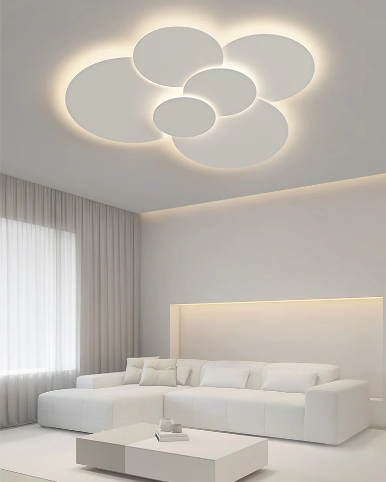 WOMO Round Flat Flush Mount Ceiling Light-WM1085 - Image 8