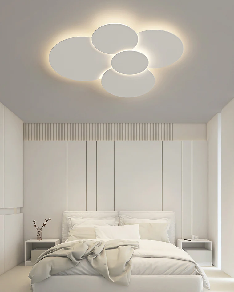 WOMO Round Flat Flush Mount Ceiling Light-WM1085 - Image 9