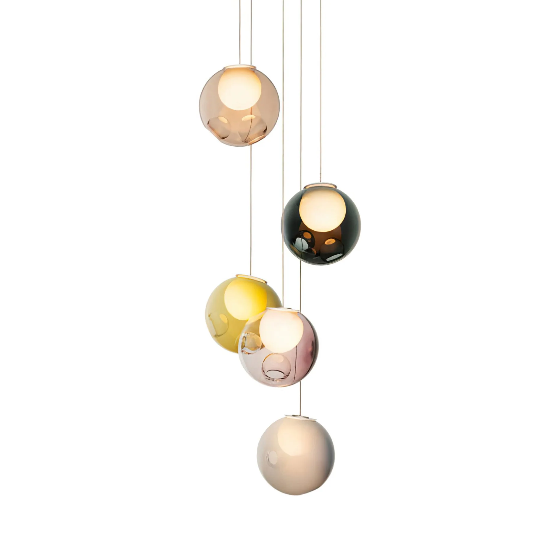 WOMO Cluster Globe Glass Pendant Light-WM3002 - Image 16