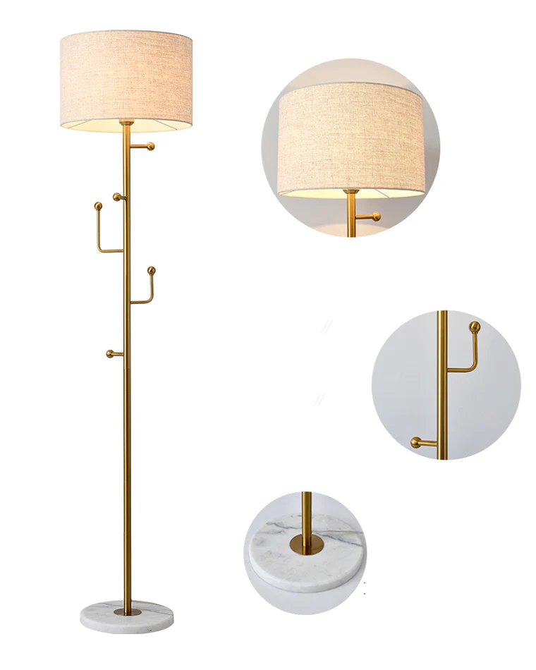 WOMO Coat Rack Tree Floor Lamp-WM7065 - Image 12
