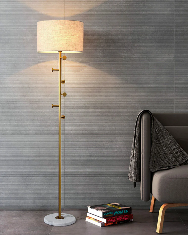 WOMO Coat Rack Tree Floor Lamp-WM7065 - Image 2