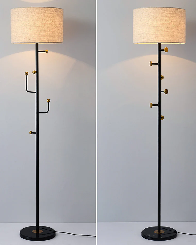 WOMO Coat Rack Tree Floor Lamp-WM7065 - Image 9