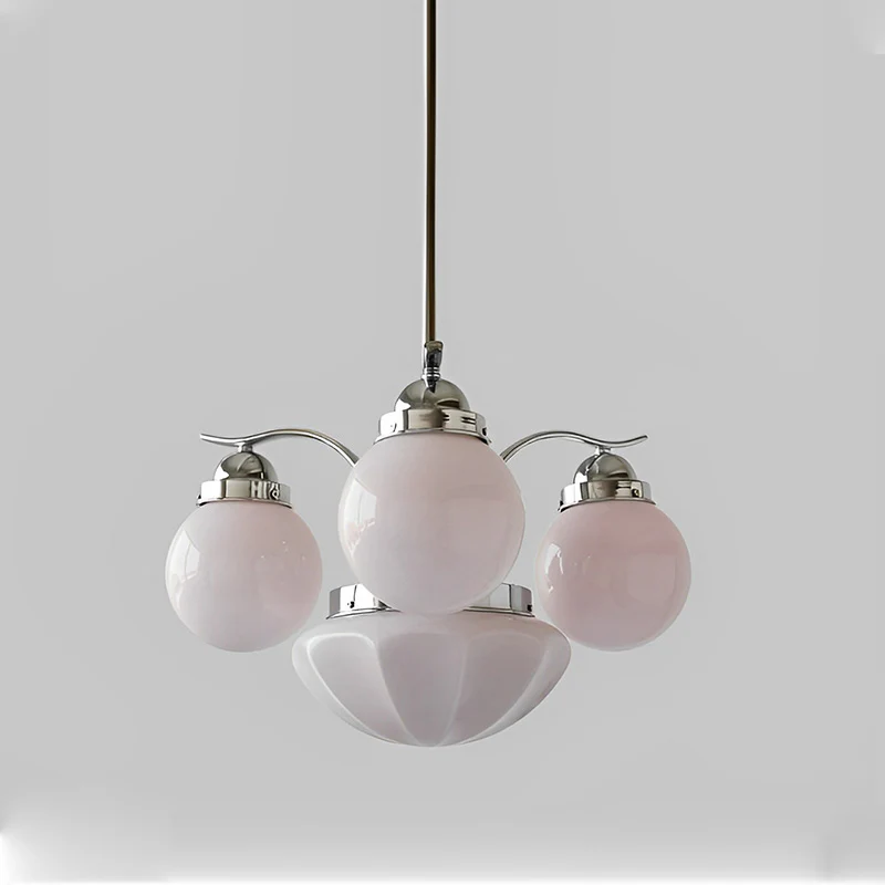WOMO Coloured Glass Globe Arm Chandelier-WM2785 - Image 11