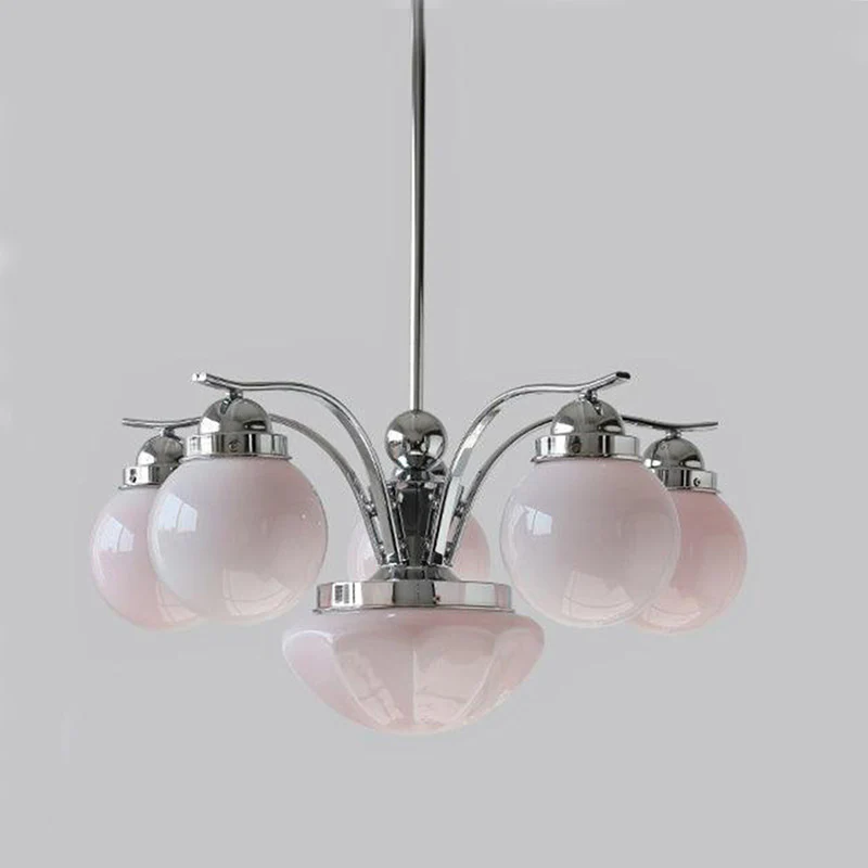 WOMO Coloured Glass Globe Arm Chandelier-WM2785 - Image 13