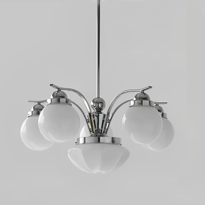 WOMO Coloured Glass Globe Arm Chandelier-WM2785 - Image 17