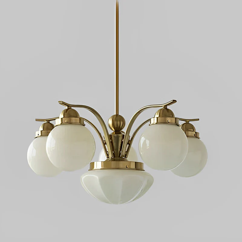 WOMO Coloured Glass Globe Arm Chandelier-WM2785 - Image 21
