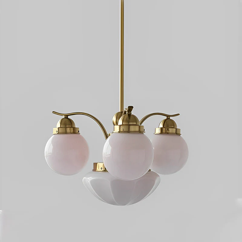 WOMO Coloured Glass Globe Arm Chandelier-WM2785 - Image 23