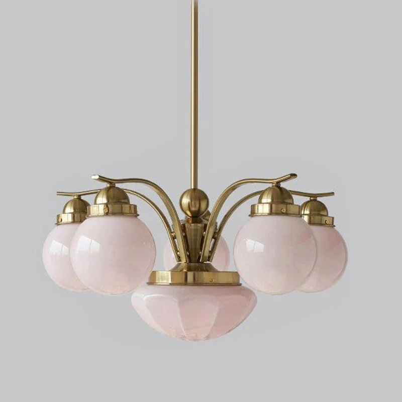 WOMO Coloured Glass Globe Arm Chandelier-WM2785 - Image 25