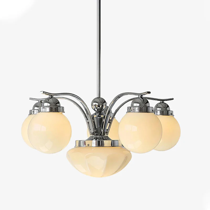 WOMO Coloured Glass Globe Arm Chandelier-WM2785 - Image 9