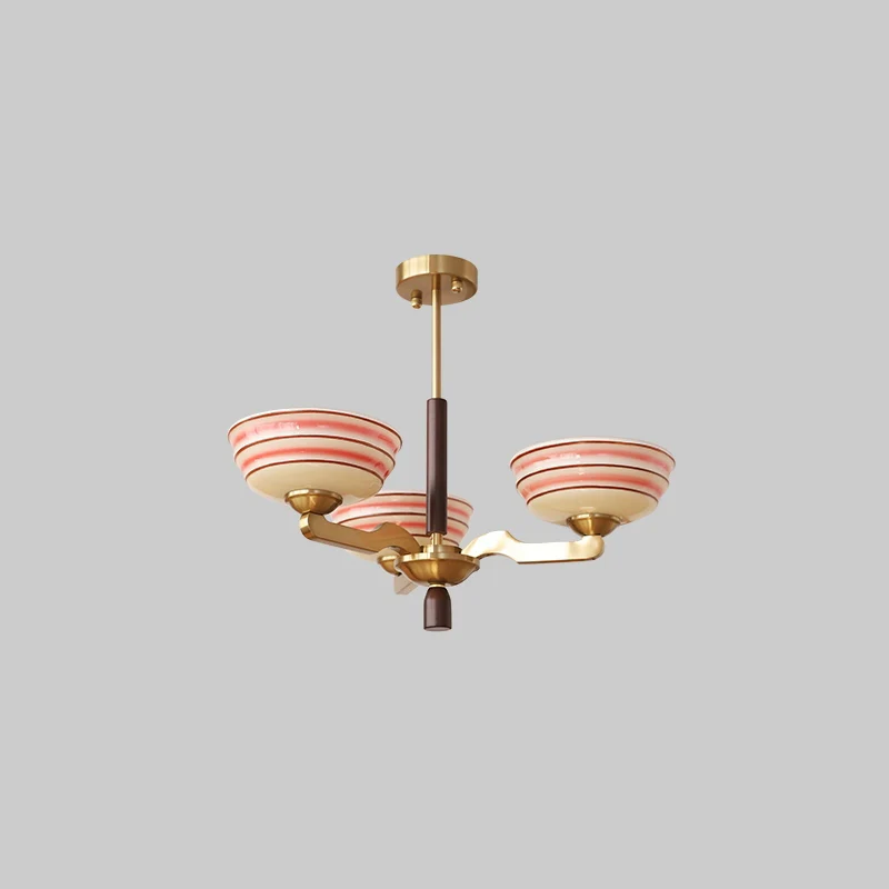 WOMO Colored Glass Bowl Up Light Chandelier-WM2605 - Image 13