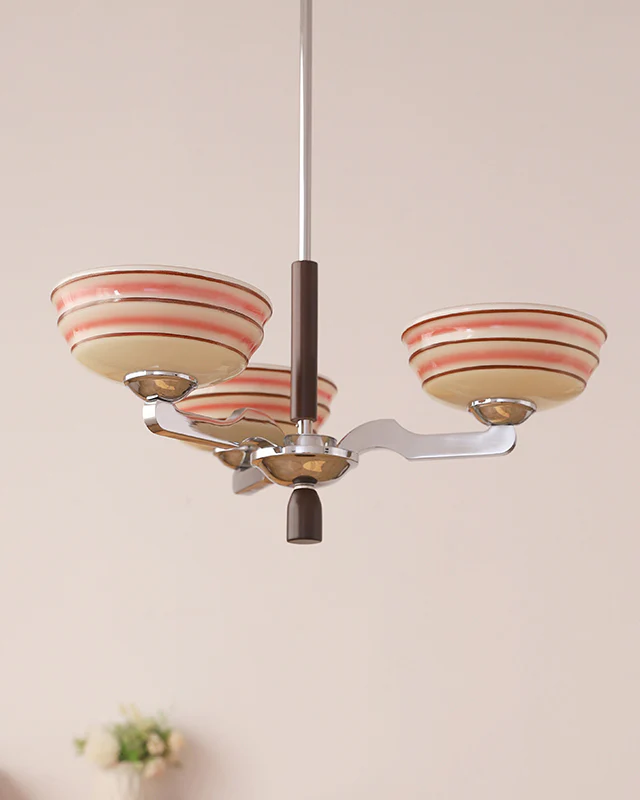 WOMO Colored Glass Bowl Up Light Chandelier-WM2605 - Image 8