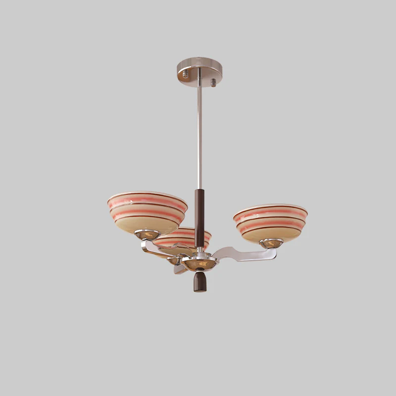 WOMO Colored Glass Bowl Up Light Chandelier-WM2605 - Image 9