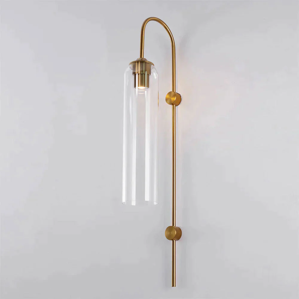 WOMO Colored Glass Cylinder Arched Wall Sconce-WM6109 - Image 29