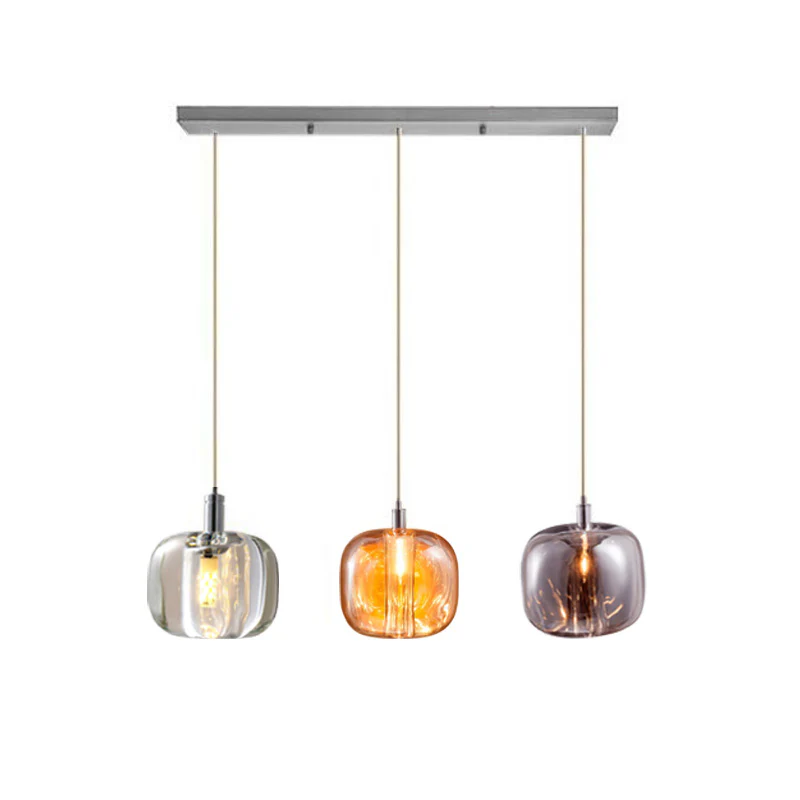WOMO Colored Glass Multi Pendant Chandelier-WM2111a - Image 20