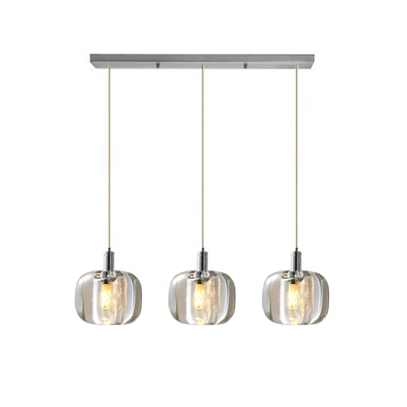 WOMO Colored Glass Multi Pendant Chandelier-WM2111a - Image 28