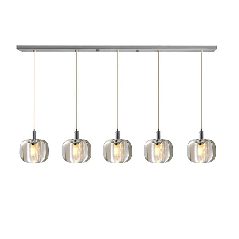 WOMO Colored Glass Multi Pendant Chandelier-WM2111a - Image 30