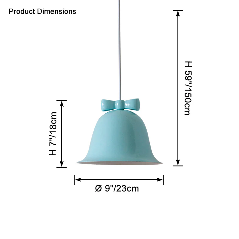 WOMO Colorful Bell Pendant Light-WM2661 - Image 12