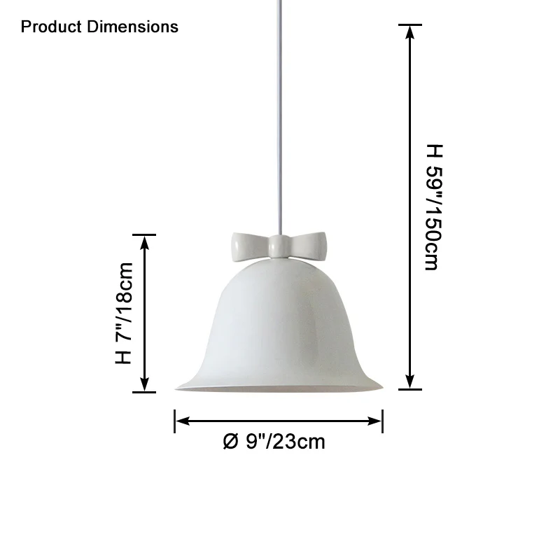 WOMO Colorful Bell Pendant Light-WM2661 - Image 18