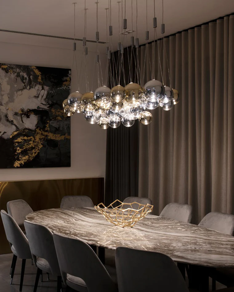 WOMO Cluster Glass Bubble Chandelier -WM2680 - Image 2