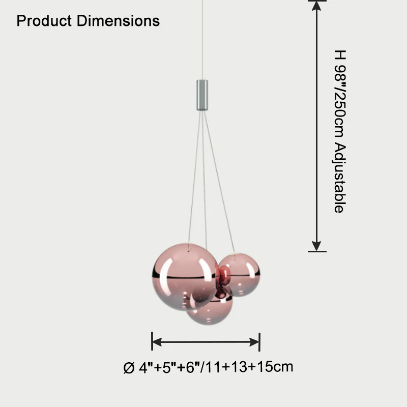 WOMO Cluster Glass Bubble Chandelier -WM2680 - Image 29