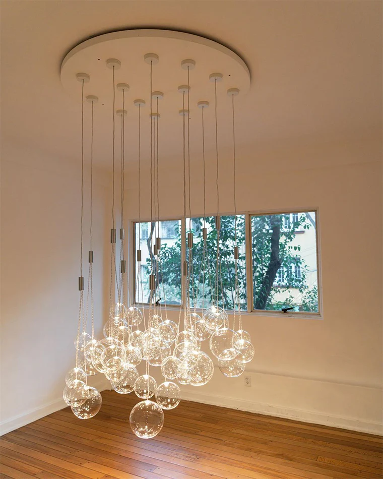 WOMO Cluster Glass Bubble Chandelier -WM2680 - Image 3