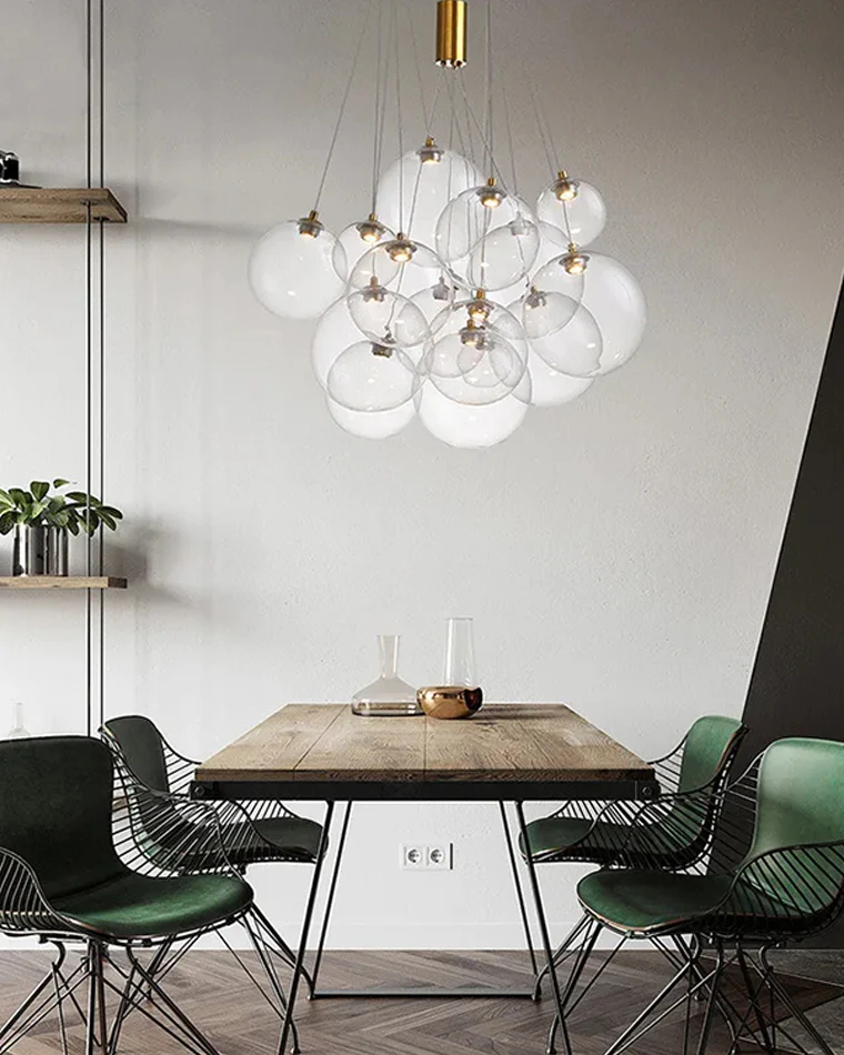 WOMO Cluster Glass Bubble Chandelier -WM2680 - Image 6