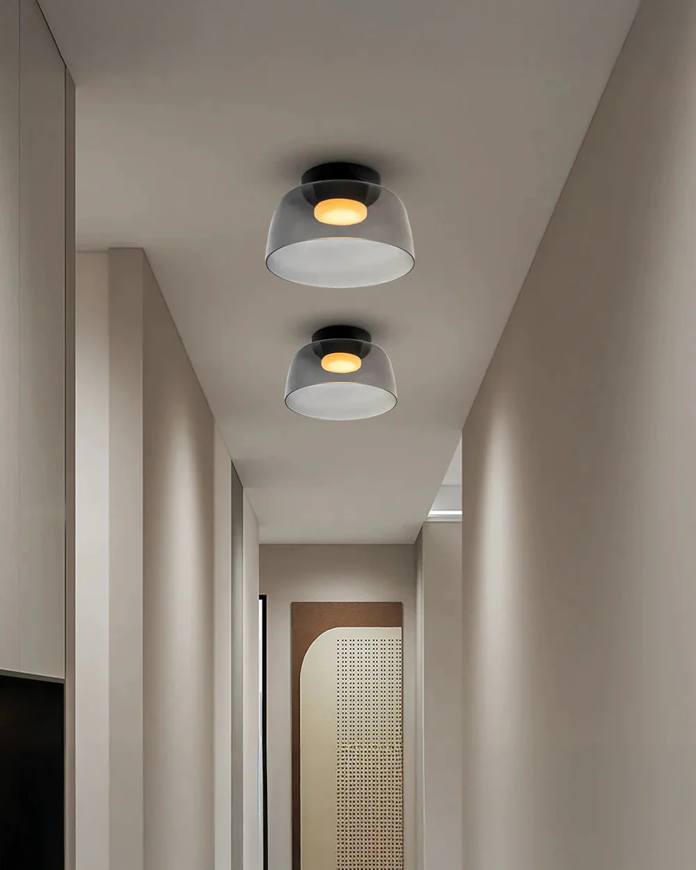 WOMO Colorful Glass Round Flush Mount Ceiling Light-WM1332 - Image 17