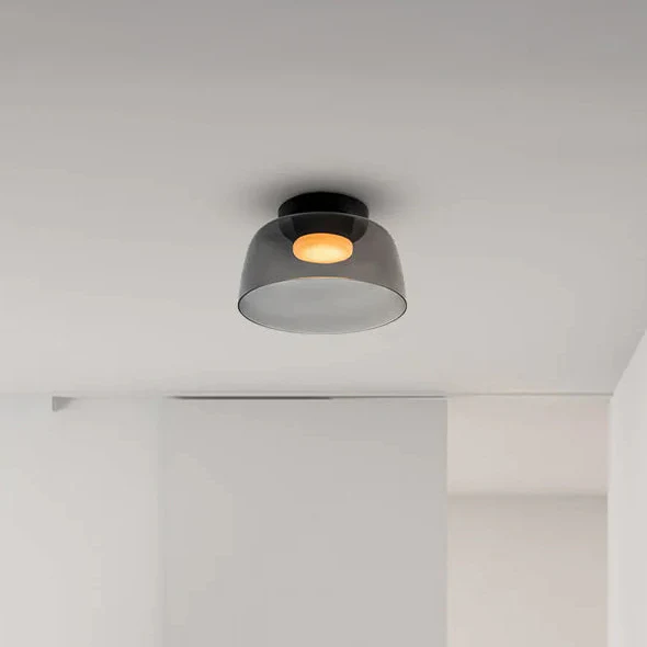 WOMO Colorful Glass Round Flush Mount Ceiling Light-WM1332 - Image 6