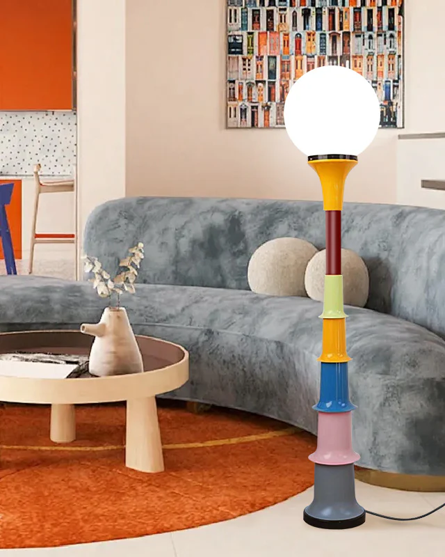WOMO Colorful Globe Floor Lamp-WM7087 - Image 6