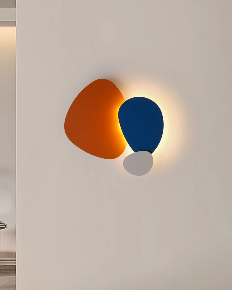 WOMO Colorful Sculptural Art Wall Sconce-WM6079 - Image 13