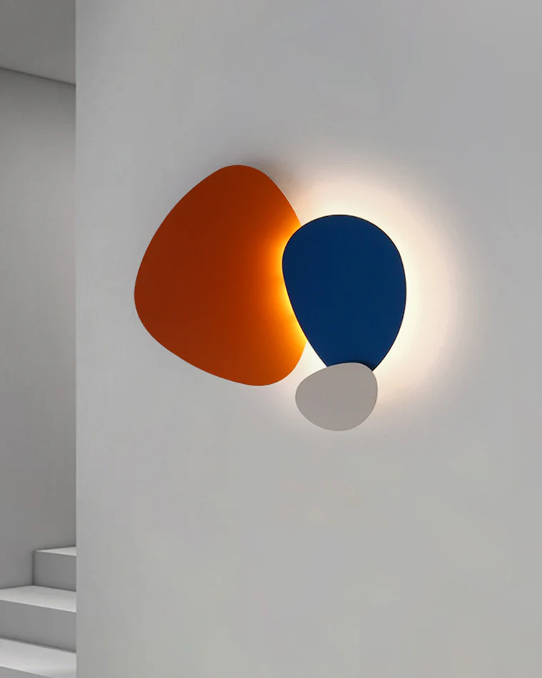 WOMO Colorful Sculptural Art Wall Sconce-WM6079 - Image 14