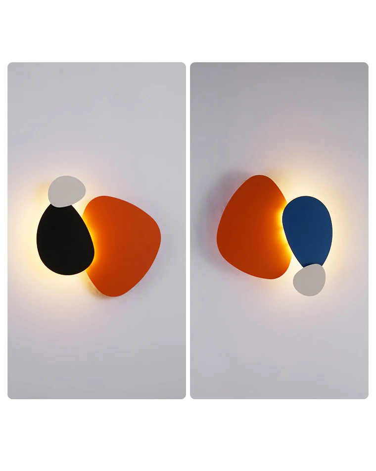 WOMO Colorful Sculptural Art Wall Sconce-WM6079 - Image 16