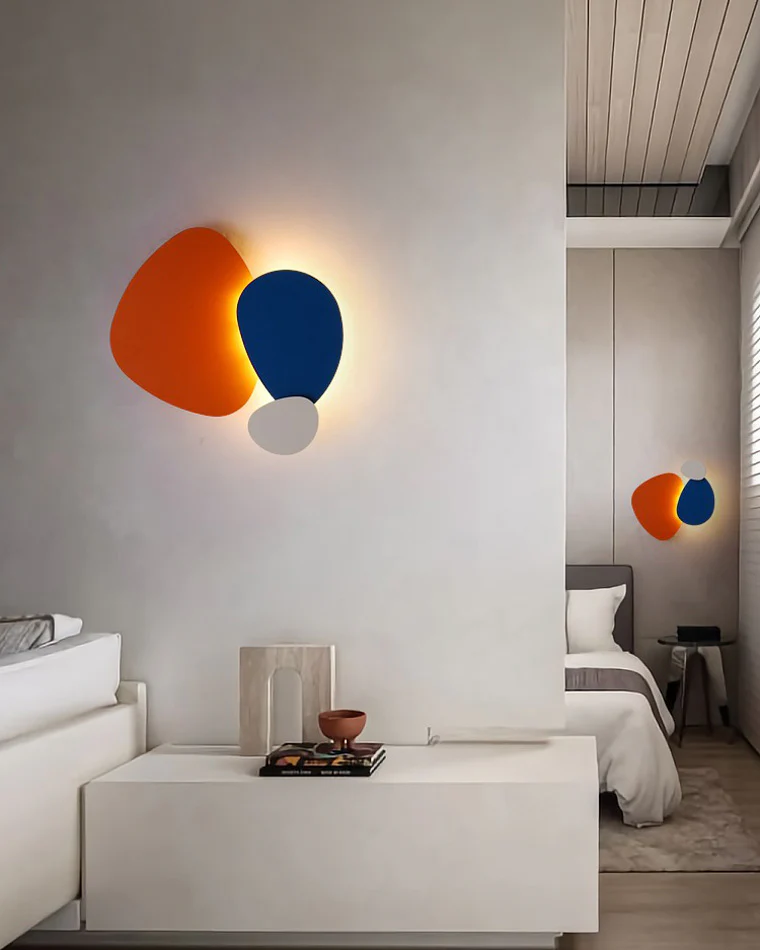 WOMO Colorful Sculptural Art Wall Sconce-WM6079 - Image 2