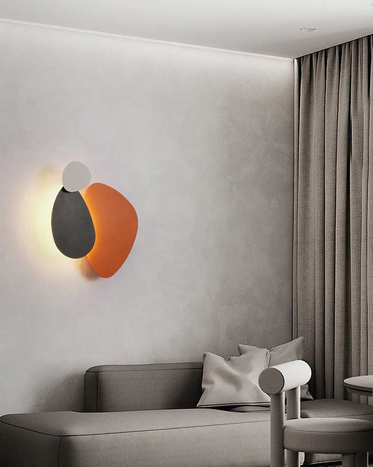 WOMO Colorful Sculptural Art Wall Sconce-WM6079 - Image 3