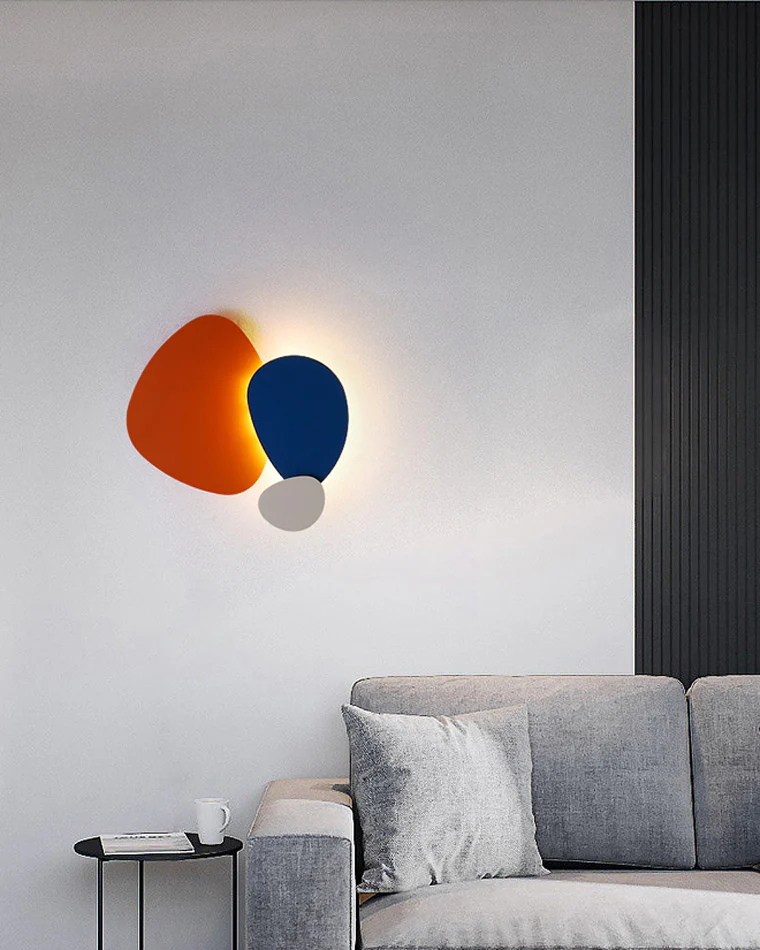 WOMO Colorful Sculptural Art Wall Sconce-WM6079 - Image 5