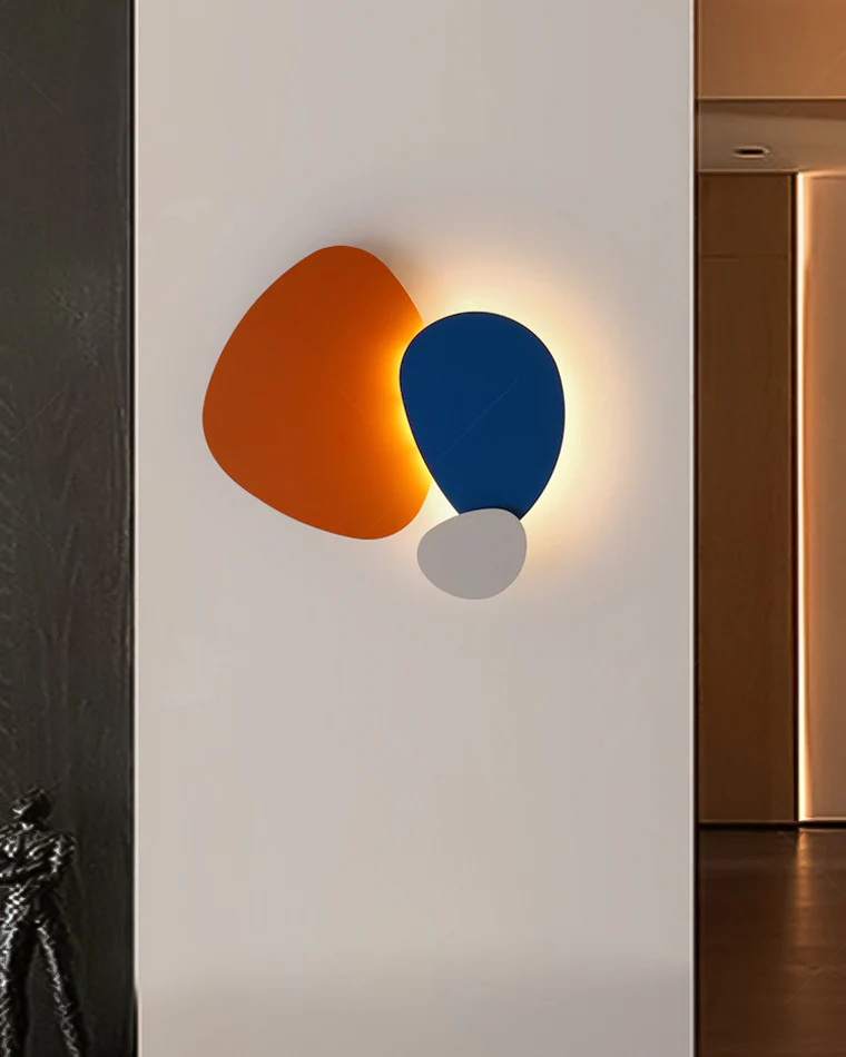 WOMO Colorful Sculptural Art Wall Sconce-WM6079 - Image 6