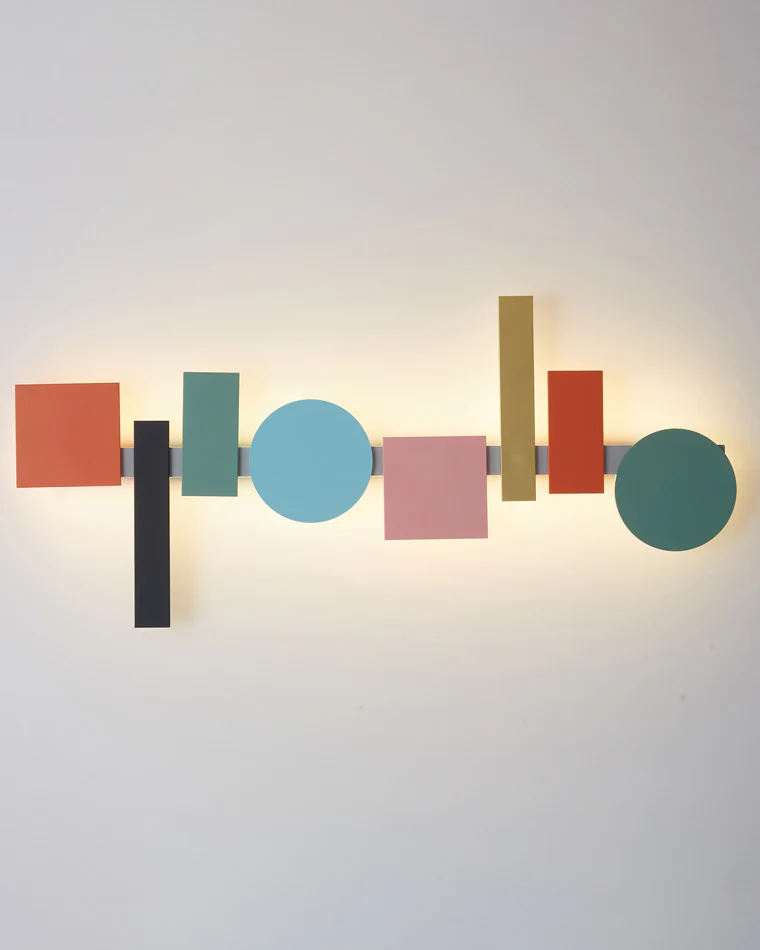 WOMO Colorful Sculptural Art Wall Sconce-WM6080 - Image 12