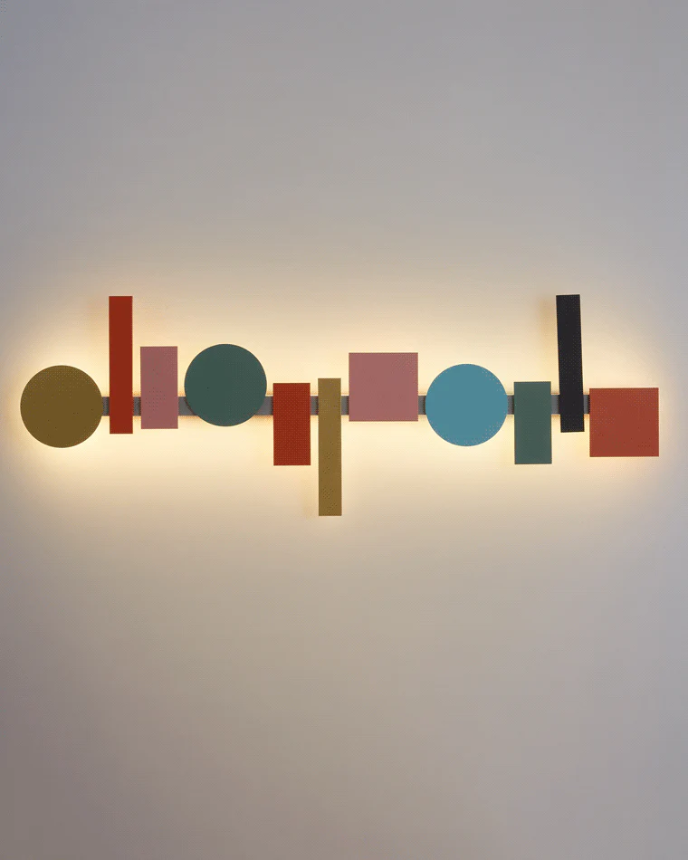 WOMO Colorful Sculptural Art Wall Sconce-WM6080 - Image 13
