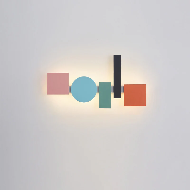 WOMO Colorful Sculptural Art Wall Sconce-WM6080 - Image 14