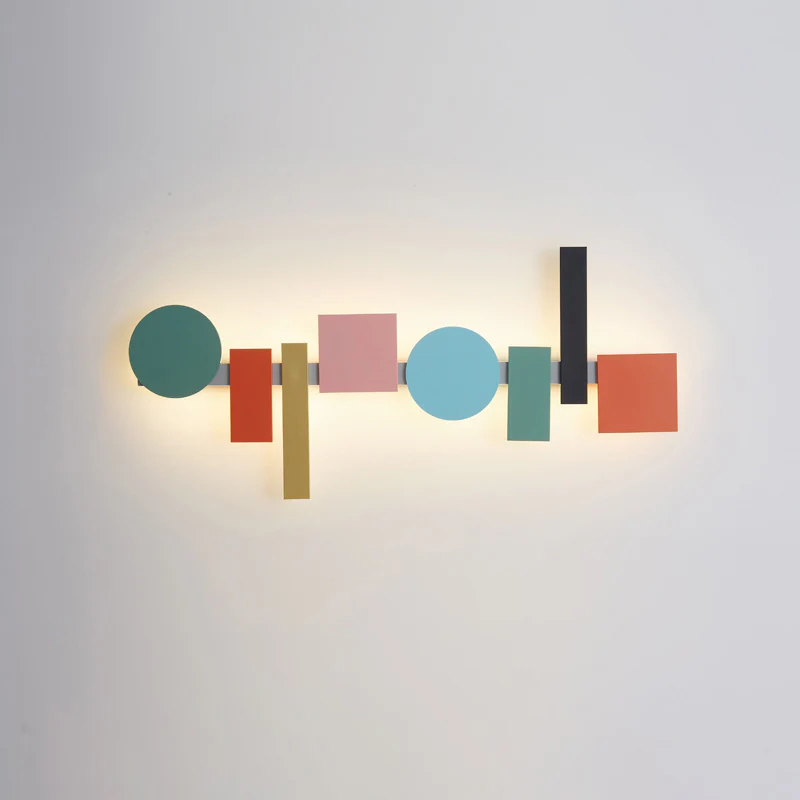 WOMO Colorful Sculptural Art Wall Sconce-WM6080 - Image 16