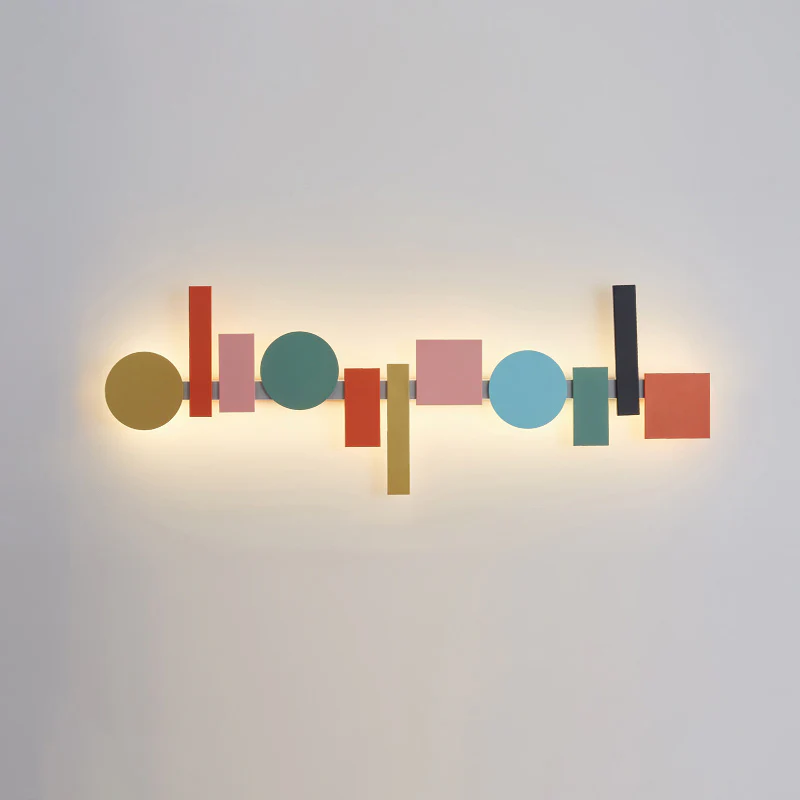 WOMO Colorful Sculptural Art Wall Sconce-WM6080 - Image 18